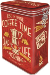 Rise 'n shine coffee time camp life morning