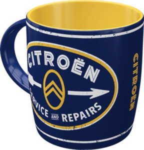 Mok met het Citroën logo erop.